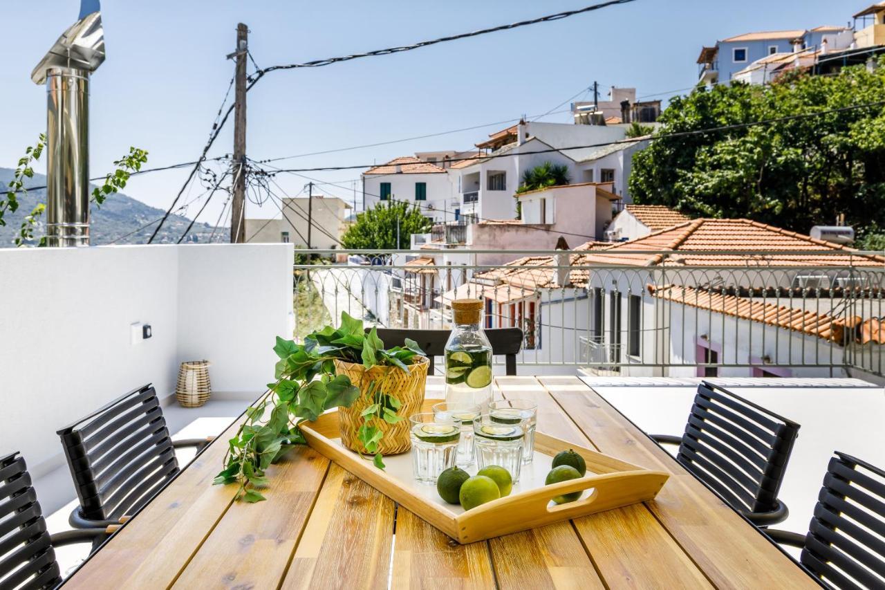 Breezy Rooftop House Skopelos Exterior foto