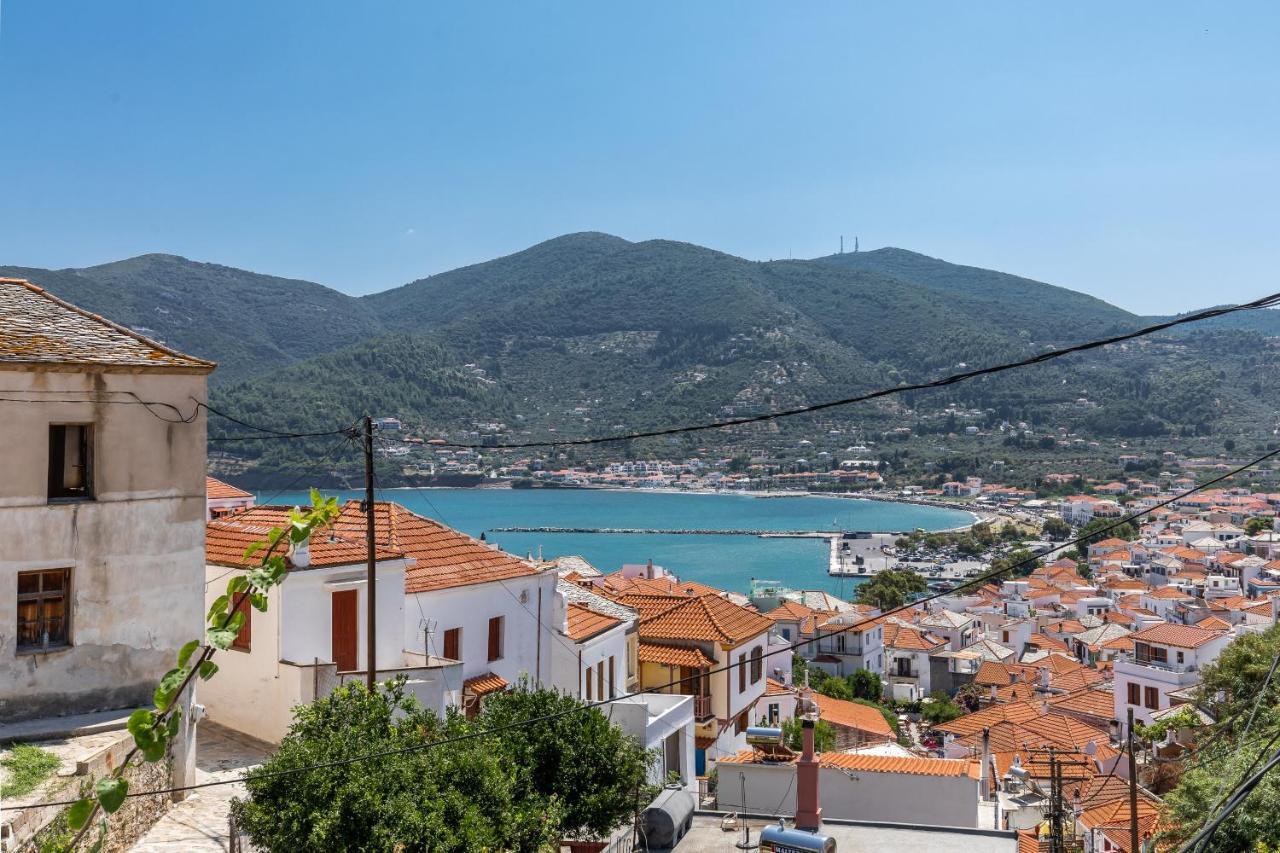 Breezy Rooftop House Skopelos Exterior foto